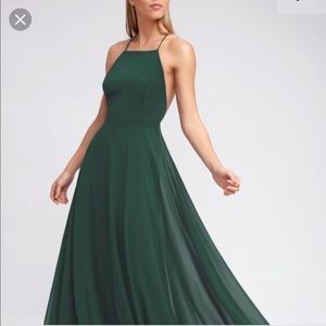 Lulus Hunter Green Bridesmaid Dress